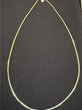 Vintage Les Bernard Inc Gold Tone Chain Necklace - 18”